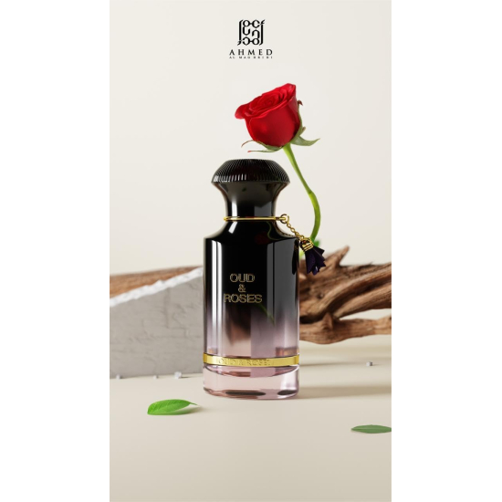 Ahmed Al Maghribi Perfumes Oud & Roses EDP Unisex 60 ml