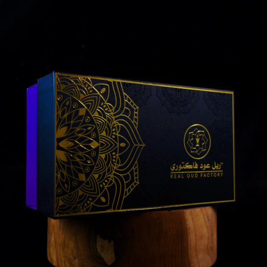 Real Oud Factory Purple Box Dukhoon 50g & Oud Muattar 40g